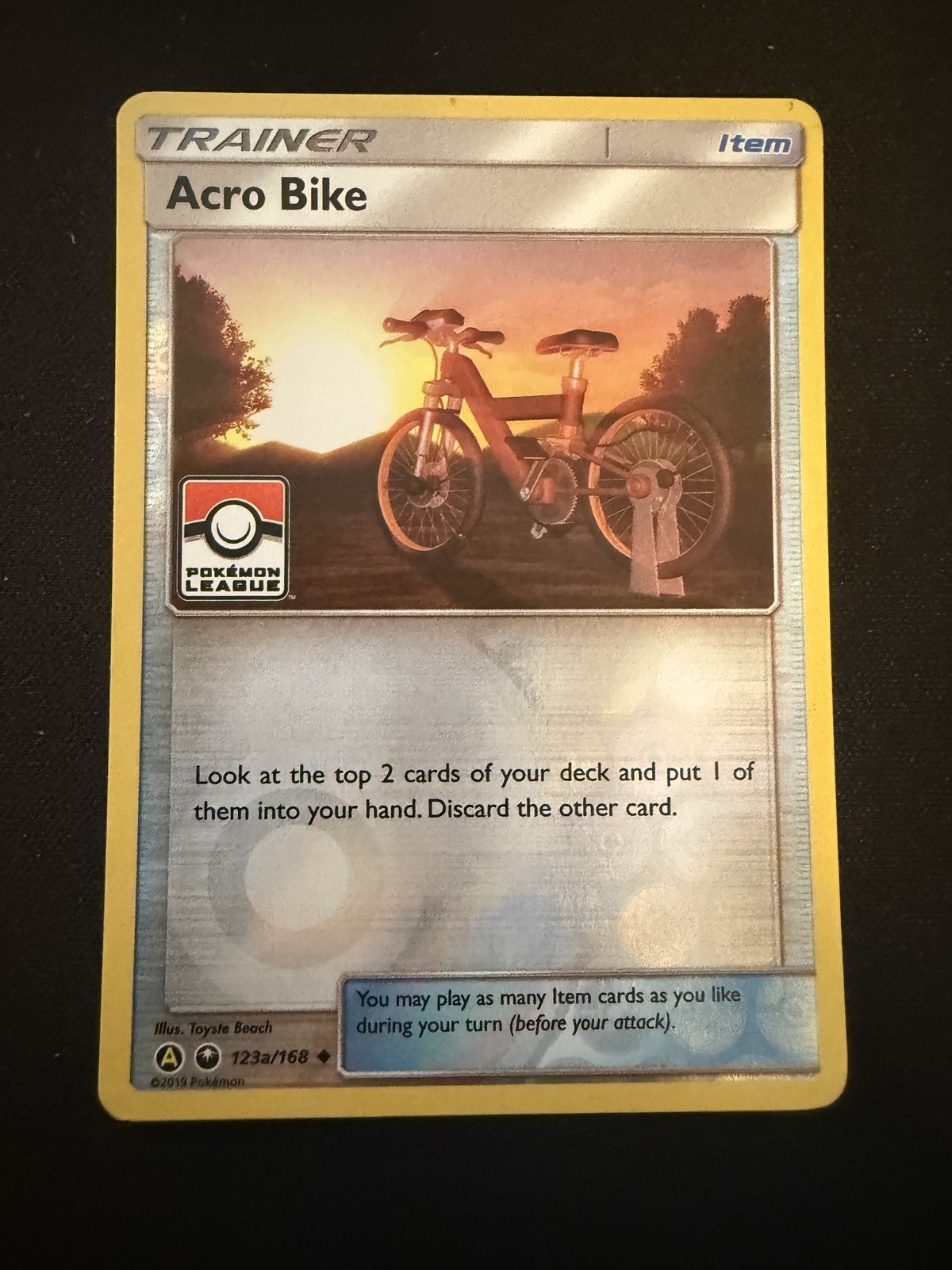 Acro Bike - (Pokemon League) 123a/168 - League & Championship Cards - Promo - Po