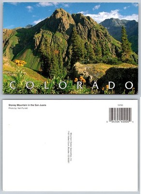 Stoney Mountain San Juans Colorado Scenic Photo Postcard Neil Purrett