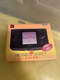 NeoGeo Pocket Color IPS-screen CIB Anthracite Tested w/ game