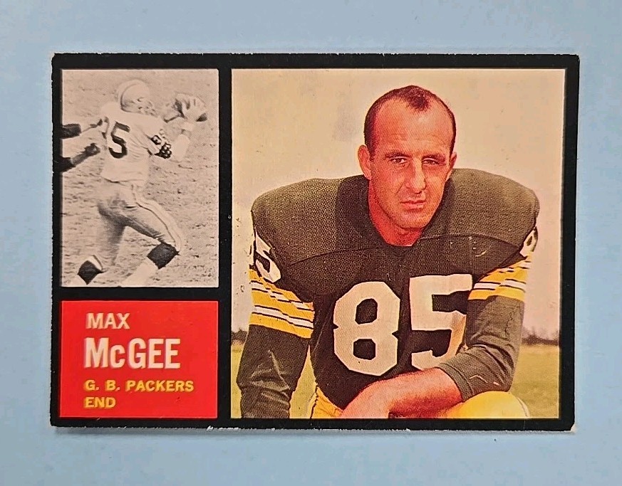 1962 Topps Max McGee Card #67 Card