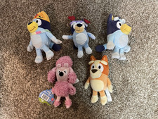 Bluey and Friends Plush Lot of 5 Characters Disney Junior Stuffed Toys