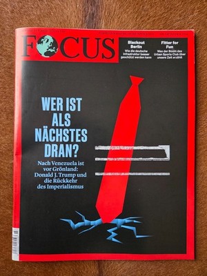 FOCUS 3 09.01.2026 09. Januar Wer Ist Als Nächstes Dran? Blackout Berlin Fitter 