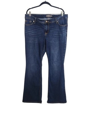 Torrid Dark Wash Luxe Slim Boot Bootcut Jeans Size 16