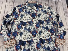 New Mens Robert Graham Shirt Sz XL Classic Button Down RARE 0088 .