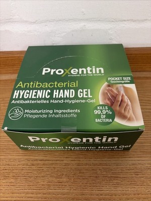Hand-Hygiene-Gel   Antibakteriell   Proxentin   36 Stück   Taschengröße
