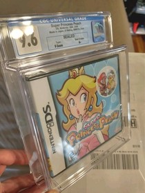 CGC 9.6 A+ Graded Super Princess Peach (DS, 2006) Nintendo 1st Print NEW V-Seam