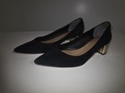 Tory Burch Olympia Star Block Heel Pump Black 10M (Fits Like 10.5) FREE SHIPPING — photo 1