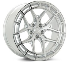 Vossen Hfx-1 22x9.5 Et15 5x112 Deep Silver Polished Wheel