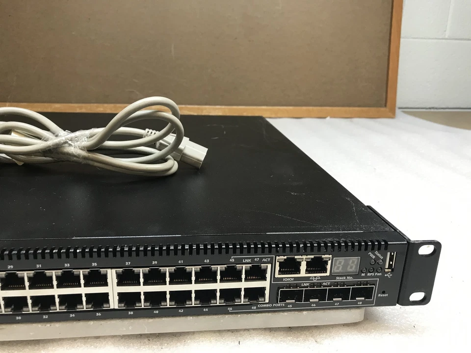 Dell PowerConnect 7048 48-Ports External Switch Managed w/ Stacking Module - Image 3 of 4