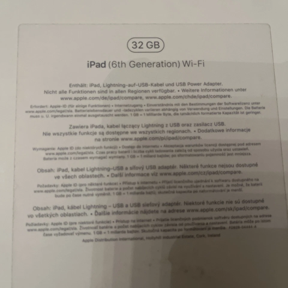 Apple iPad 6th Generation WIFI Space Grey Verpackung Top Tech.& Optisch einwandf - Bild 3 von 4