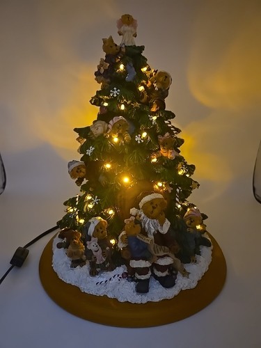 Vintage Danbury Mint Boyd's Bears beleuchteter Weihnachtsbaum 13" hoch nicht mehr produziert 2002 - Bild 16 von 19