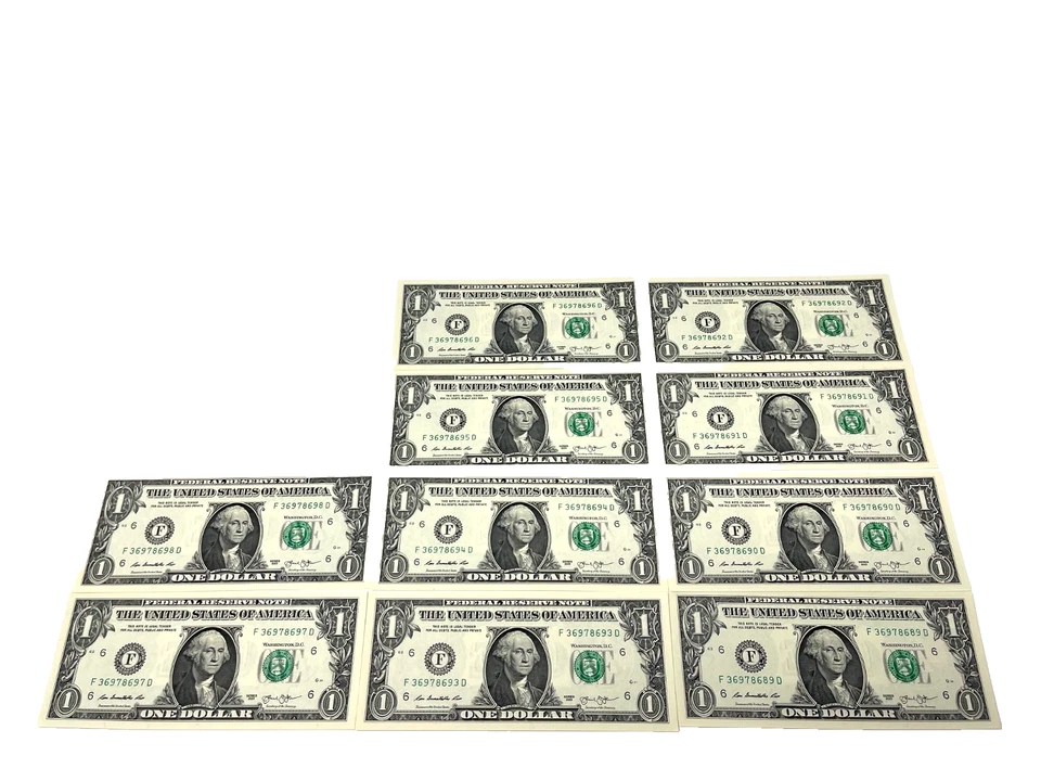 2013, U.S. $1 FEDERAL RESERVE NOTES, TWENTY-TWO (22) CONSECUTIVE, UNC. (#S4) - Image 3 of 3