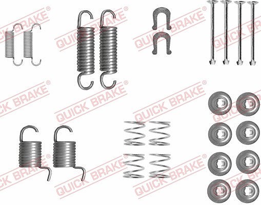 Quick Brake ZubehöRsatz, Bremsbacken Hinterachse U.A. FüR Daihatsu, Toyota-image