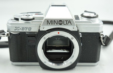 Minolta X-370 35mm Camera Body Chrome AS-IS No Power 378