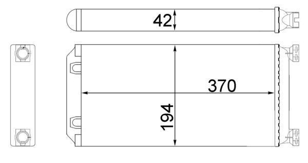 NEU - Mahle AH130000S WäRmetauscher, Innenraumheizung-image