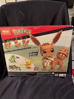Mega Construx Pokémon Jumbo EEVEE 830 pcs Construction Set New Sealed