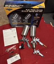 Used  Titan 19220 Vaper 4pc Triple Set Up Hvlp Paint Spray Gun Set