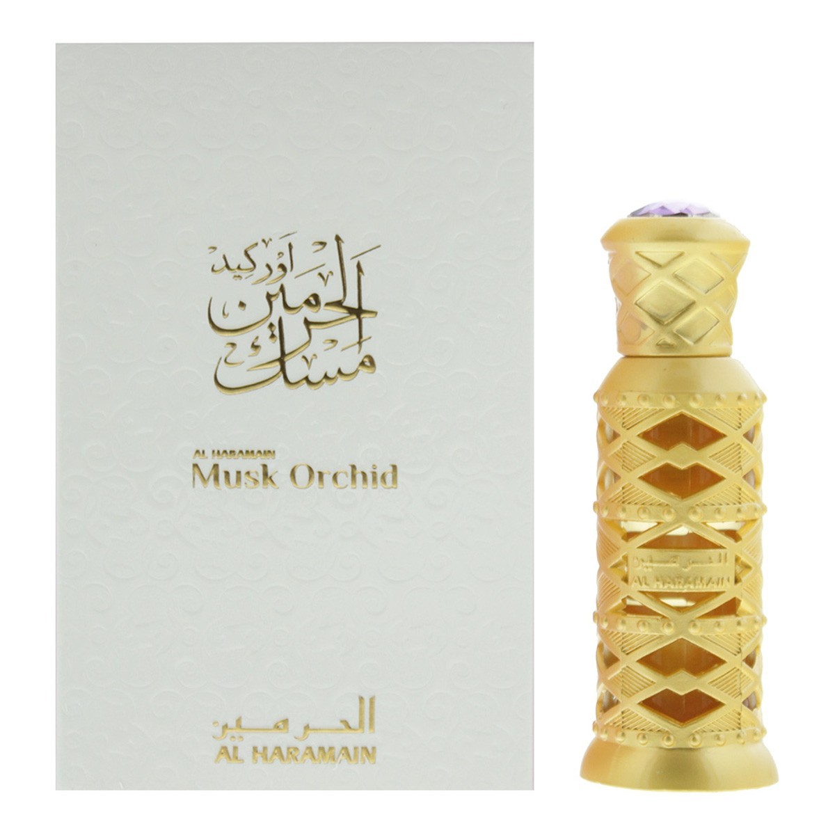 Al Haramain Musk Orchid Perfume Oil 12Ml - Image 2