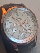 Sekonda 47mm Inc Quartz Chronograph Excellent Condition Working