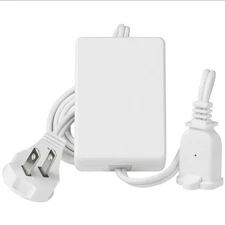 NEW Lutron Homeworks Hqr-3pd-1-sw Plug-in Lamp Dimmer Satin Snow