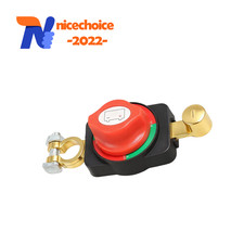 1x Battery Disconnect Switch 12V-48V Cut Off Switch for Car RV Boat