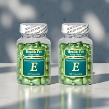 Nu-Health Aloe Vera & vitamin E Skin Oil Moisture Complex 2 bottles 2×90 caps