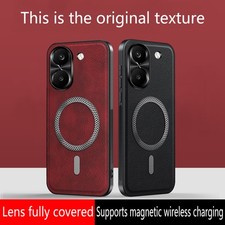 Magnetic Wireless Charge PU Leather Feel Cover Case For Xiaomi Poco X8 Pro Max