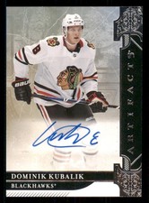 2019-20 Artifacts Roman Numeral Rookie AUTO Redemptions #XVI Dominik Kubalik