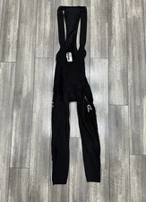 Pedal Mafia Mens Pro Thermal Long Bib - Black Reflective Size Small 