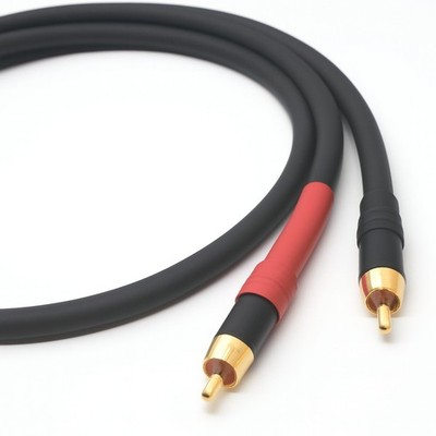 Sommercable -Stratos- Referenz Cinchkabel - OFC class 6 - Carbon - CM06