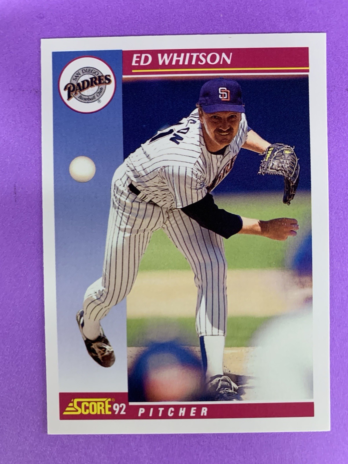 1992 Score #564 Ed Whitson,  Padres