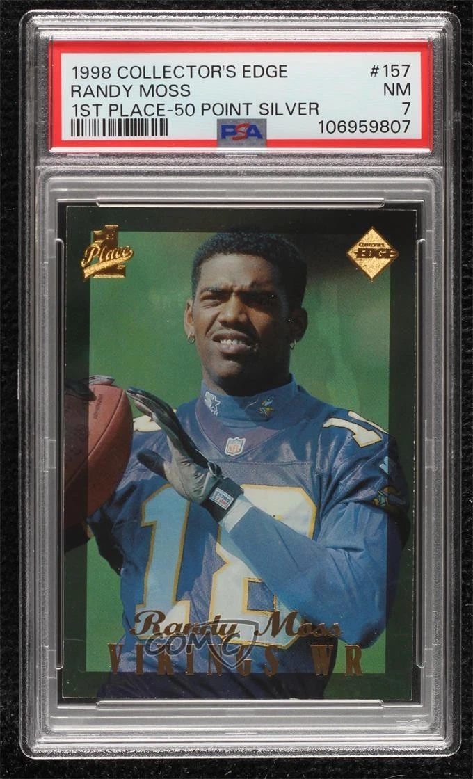 Randy Moss Collector's Edge 1st Place #157 1st Place- .50 PT Silver