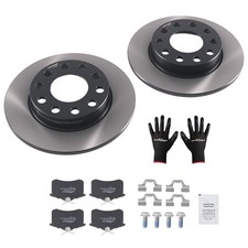 Bremsscheiben+Bremsbeläge Vorne For Audi A4 B6 B7 Avant Cabrio Seat Exeo 3R2 3R5