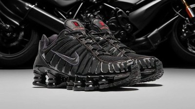 New Nike Shox TL Black Metallic Hematite AV3595-002 Men's Size