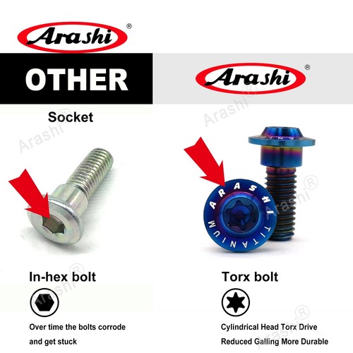 Front Rear Brake Discs Rotors + Bolts Screws For Suzuki GSXR1000 2003 2004 K3 K4 - Picture 19 of 23