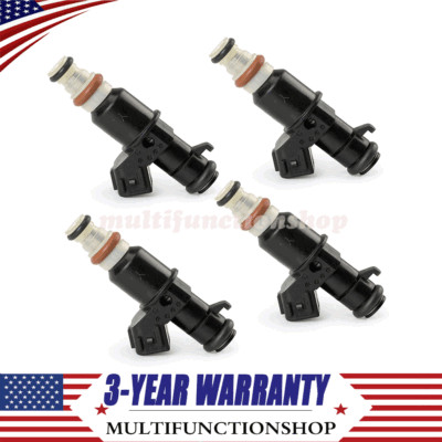 Waltyotur Lot De 4 Injecteurs De Carburant 16450-PPA-A01 De Rechange Pour Honda CR-V Civic 2,4 L L4 2002-2005