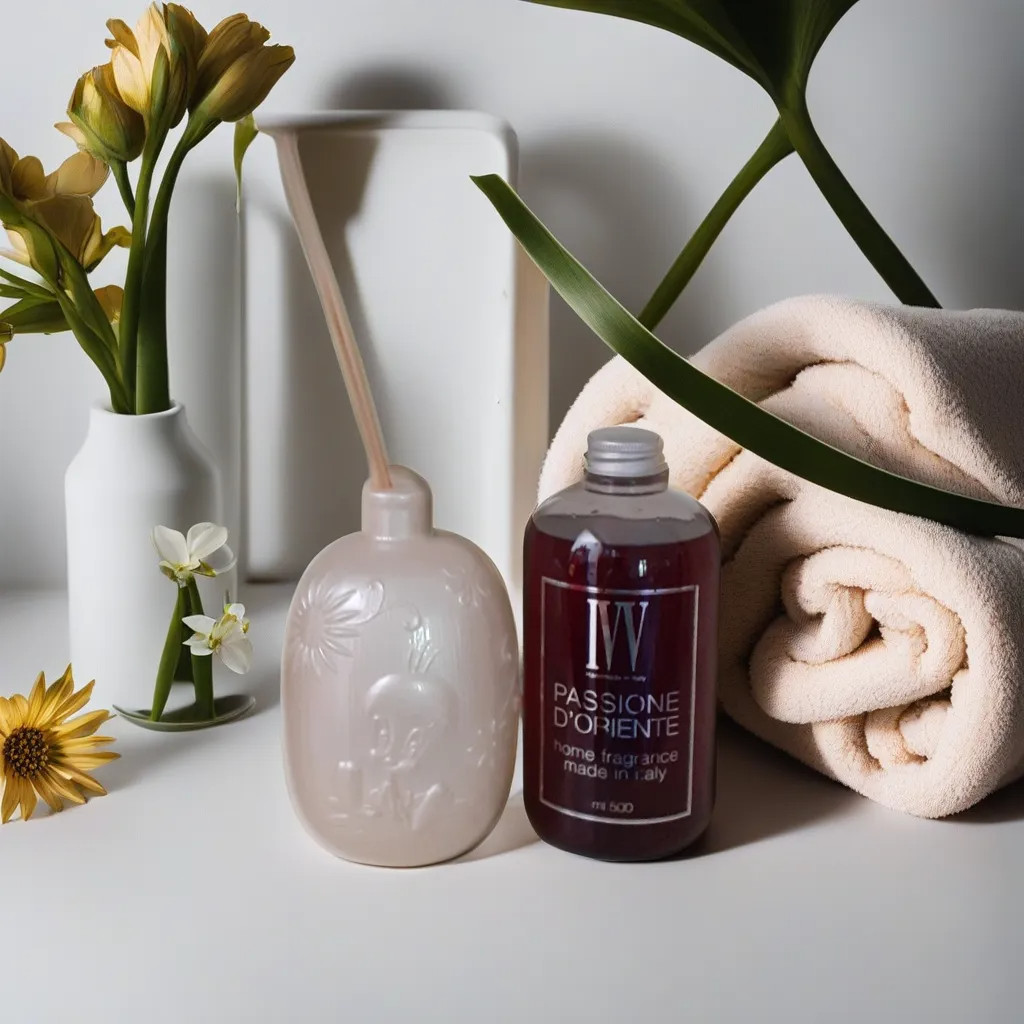 Set Regalo Diffusore Ambiente 500ml Vetro Design 2 Colori + Ricarica