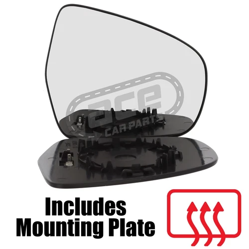 For Suzuki Vitara 2015-2023 Wing Mirror Glass Heated Convex Drivers Side Right