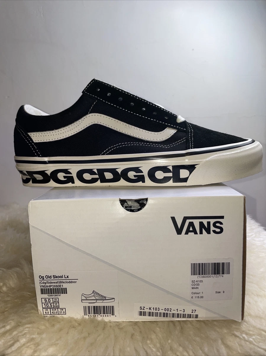 Vans OG Old skool LX COMME DES GARCONS BLACK CDG 8 US9 EUR42