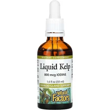 Natural Factors Liquid Kelp, 1.6 Ounces
