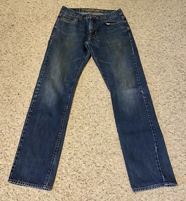 Mens American Eagle Jeans Slim Straight 30 X 34