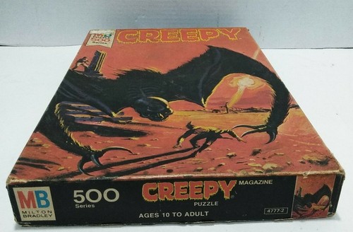 Creepy Magazine Puzzle 4777-2 Milton Bradley 500 Series 1977 Taped Closed - Picture 6 of 8