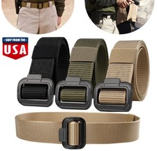 3  Men Tactical Military Combat Nylon Belt Buckle Strap Waistband Outdoor USA