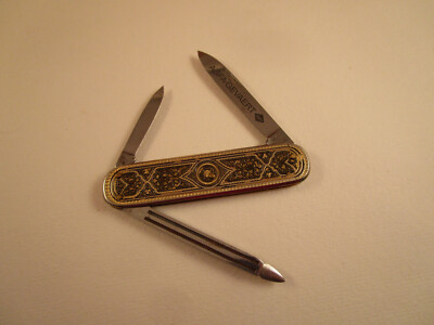 Vintage Agfa Gevaert Inox Solingen Germany Metal Pocket Folding Knife