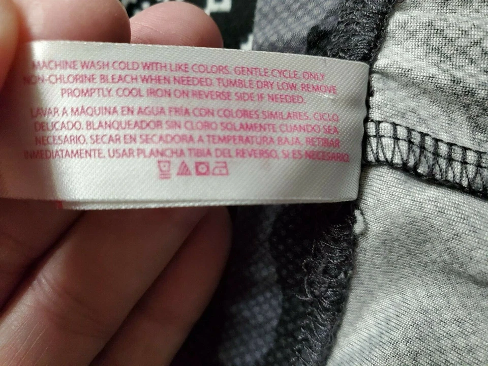 Женские леггинсы-капри без границ для подростков размер XL 15/17 черные серые камуфляжные - Изображение 4 из 4