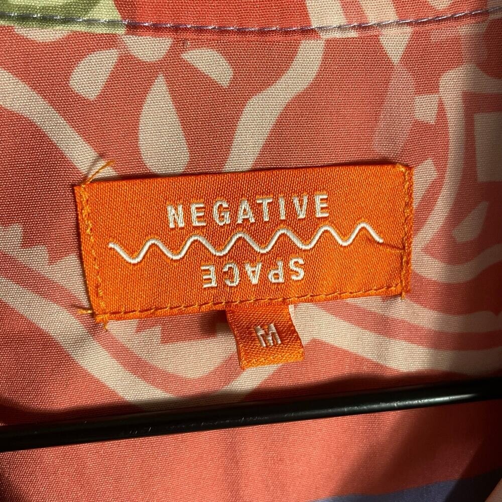 Negative Space Patchwork Bandana Print Shirt Mult… - image 2