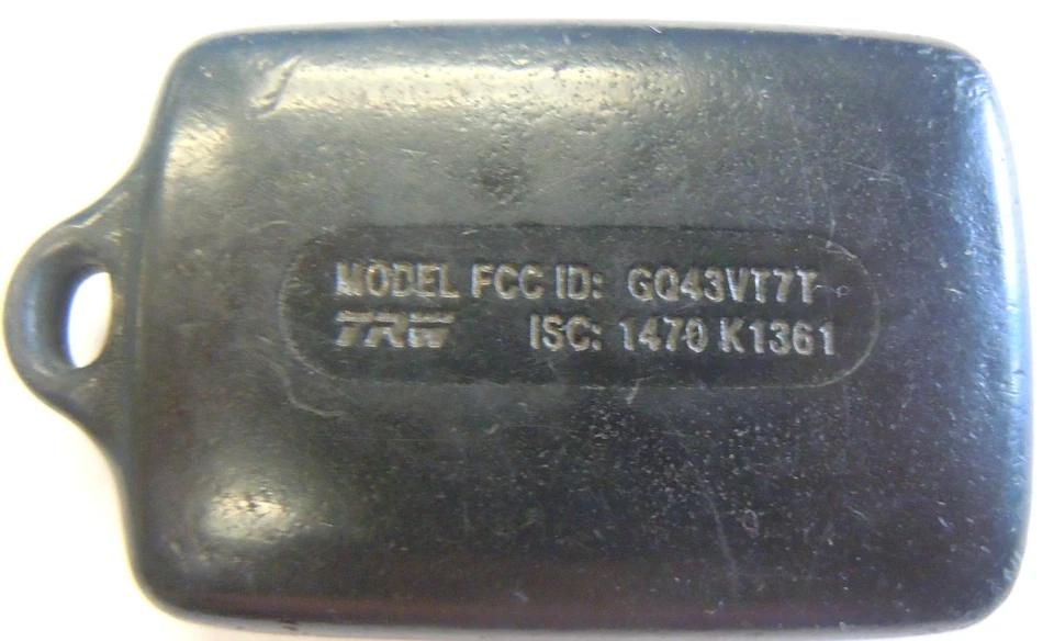 Mando a distancia de entrada sin llave Toyota Avalon Camry 1995-1997 genuino OEM GQ43VT7T como nuevo Foto 2 de 4