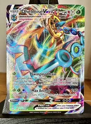 dhelmise vmax pokemon card value - 010/072 Weakness / Resistance / Retreat Cost Dhelmise VMAX 10/72 Price 2026