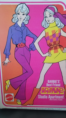 Estuche vintage Barbie's Best Friend JAMIE STUDIO APARTMENT 1970-71 - Imagen 4 de 19