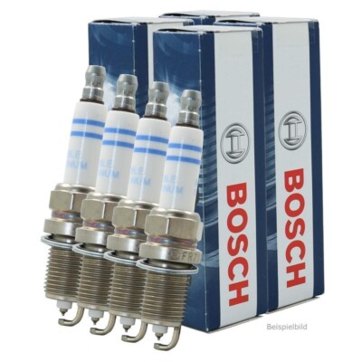 4x 0 242 236 571 Bosch Zündkerze entstört FR7KI332S VW CADDY III Kombi 